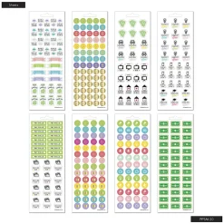 Happy Planner Budget Financial Sticker Pack, Multicolor, 8 Sticker Sheets, 341 Total Stickers