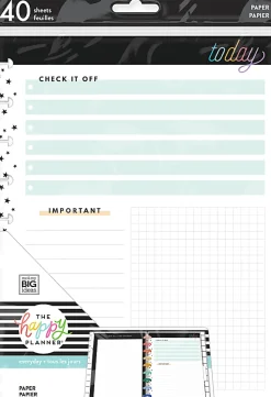 Happy Planner Classic Filler Paper, 40 Sheets, 7