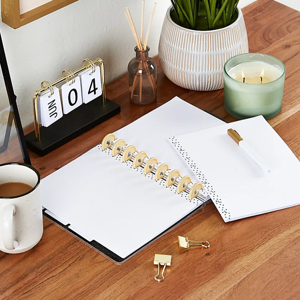 Happy Planner Classic Filler Paper, 40 Sheets, 7" x 9-1/4", Simple Dots