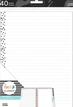 Happy Planner Classic Filler Paper, 40 Sheets, 7