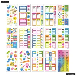 Happy Planner Classic Stickers, 9"H x 4-3/4"W x 1/4"D, Take Care of You, Value Pack Of 688 Stickers