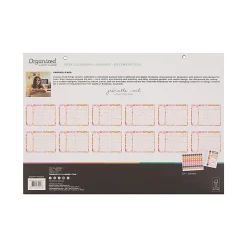 2026 Happy Planner 12-Month Desk Calendar, 12” x 17”, Sunlit Floral, January To December, CD00203002