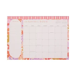 2026 Happy Planner 12-Month Desk Calendar, 12” x 17”, Sunlit Floral, January To December, CD00203002