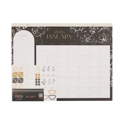 2026 Happy Planner 12-Month Desk Calendar, 22” x 17”, Mod Silhouette, January To December, CD00212003