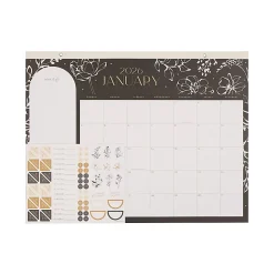 2026 Happy Planner 12-Month Desk Calendar, 22” x 17”, Mod Silhouette, January To December, CD00212003