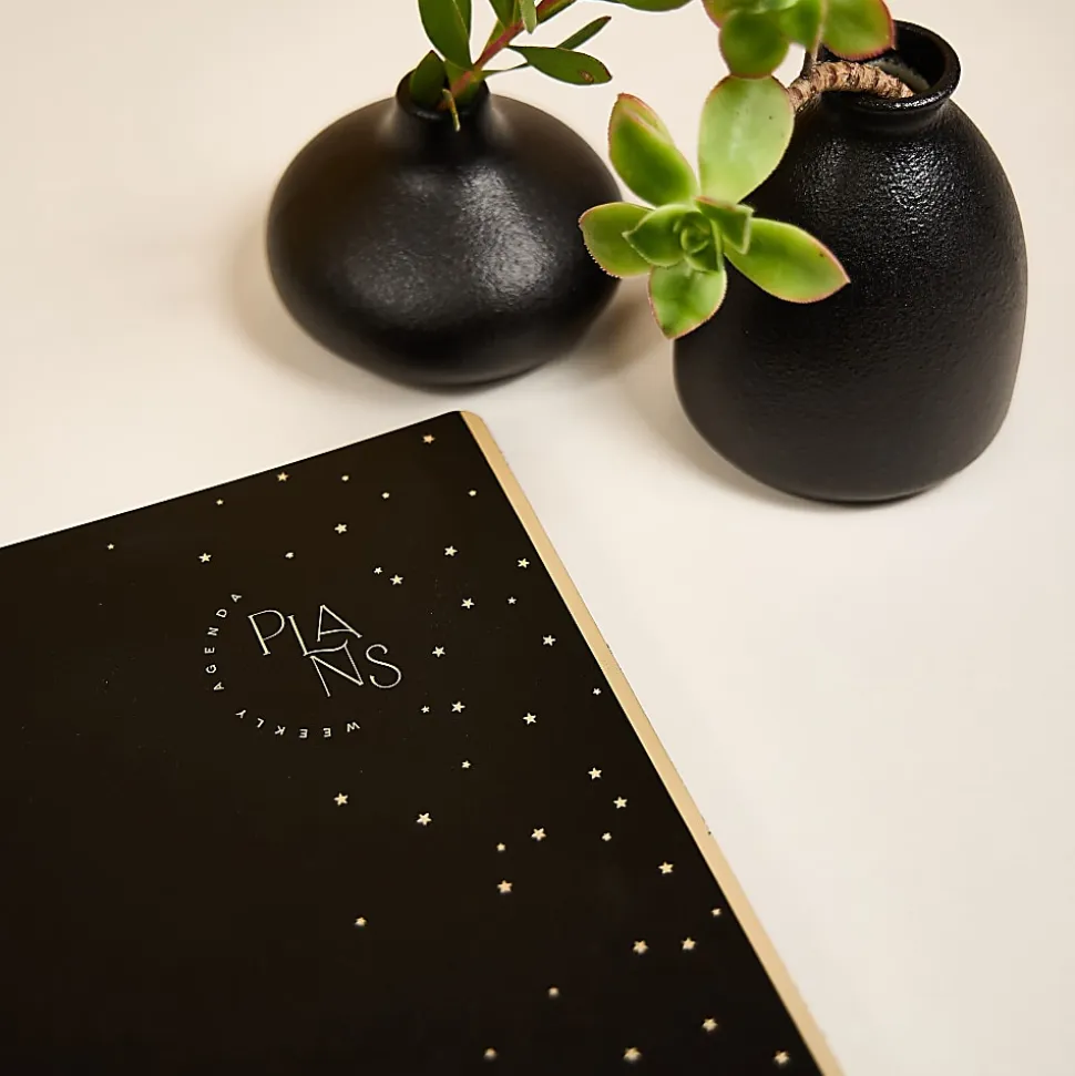2025 Happy Planner Monthly/Weekly Classic Customizable Spiral Planner, 7" x 9-1/4", Cosmic Plans, Undated, PZ0018C001
