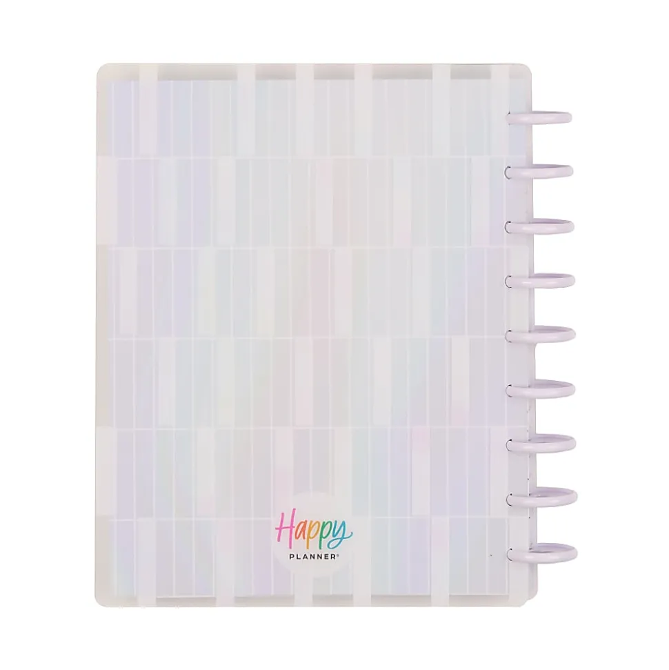 2026 Happy Planner Monthly/Weekly Classic Disc Bound Planner, 7" x 9-1/4", Opal Aura, January To December, PD0076C014