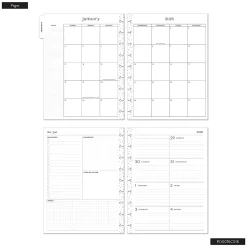 2026 Happy Planner Monthly/Weekly Classic Dated Disc Bound Planner, 7