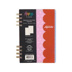 2026 Happy Planner Monthly/Weekly Mini Customizable Twin Loop Planner, 4-5/8