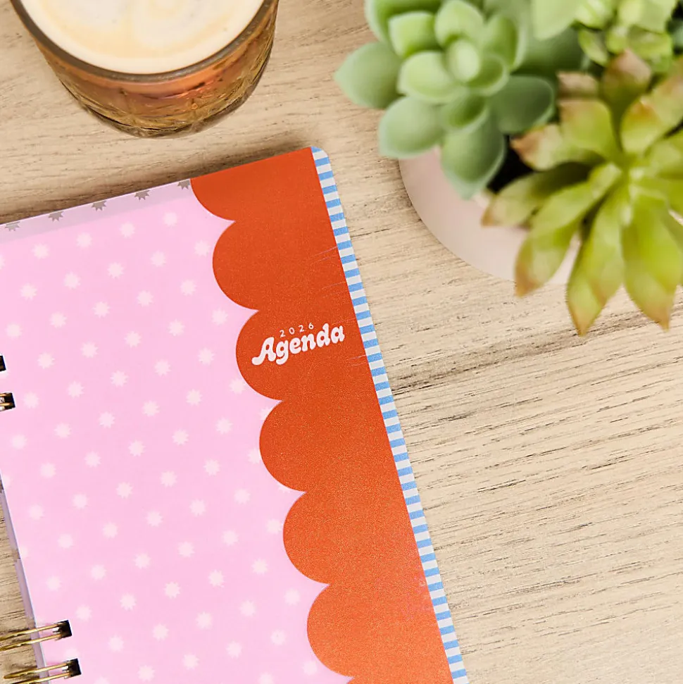 2026 Happy Planner Monthly/Weekly Mini Customizable Twin Loop Planner, 4-5/8" x 7", Color Beat, January To December, PZ0019M003