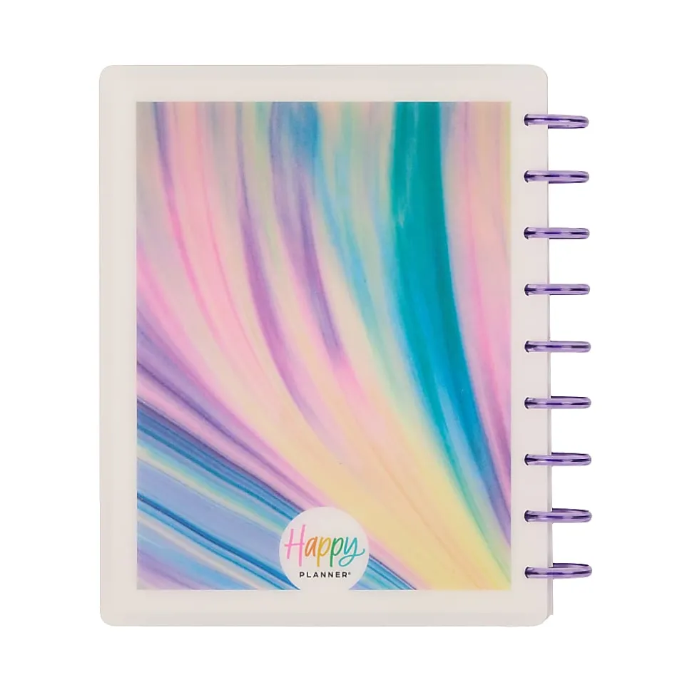 2026 Happy Planner Monthly/Weekly Classic Disc Bound Planner, 7" x 9-1/4", Fluid Fusion, January To December, PD0076C014