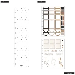 Happy Planner Monthly/Weekly Big Disc-Bound Academic Planner, 8-1/2" x 11", Earth Hues, July 2026 to June 2027, Total Quantity 1