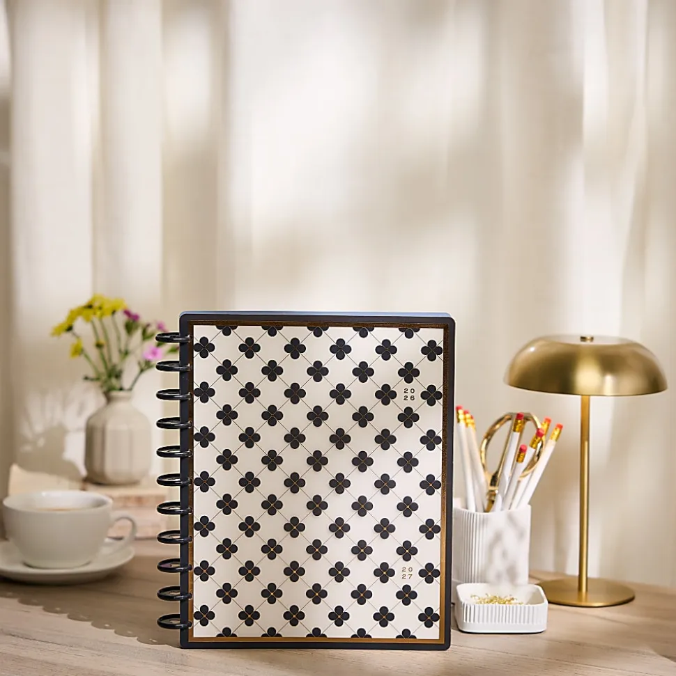 Happy Planner Monthly/Weekly Big Disc-Bound Academic Planner, 8-1/2" x 11", Earth Hues, July 2026 to June 2027, Total Quantity 1