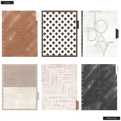 Happy Planner Monthly/Weekly Big Disc-Bound Academic Planner, 8-1/2