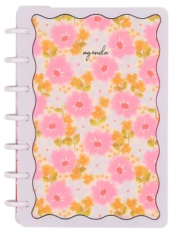 Happy Planner Monthly/Weekly Mini Disc-Bound Academic Planner, 4-5/8" x 7", Sunshine Blooms, July 2026 to June 2027, Total Quantity 1