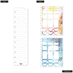 Happy Planner Monthly/Weekly Big Disc-Bound Academic Planner, 8-1/2