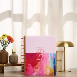 Happy Planner Monthly/Weekly Big Disc-Bound Academic Planner, 8-1/2
