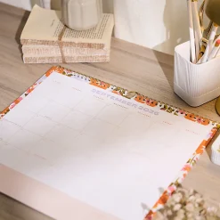 Happy Planner Organized 12-Month Wall Calendar, 14” x 12”, Sunshine Florals, July 2026 To June 2027, CWDS12-002, Total Qty 1