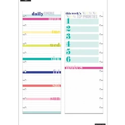 Happy Planner Refill Big Half-Sheet Filler Paper, 4-1/8