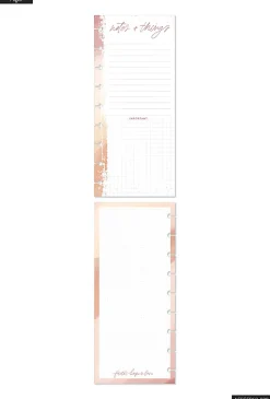 Happy Planner Skinny Classic Half Sheet Filler Paper, 60 Sheets, 4-1/8" x 9-1/4", Notes And Things