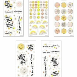 Happy Planner Smiley Face Stickers, 9-1/8