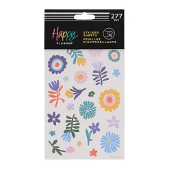 Happy Planner Sticker Sheets, Mod Mosaics, Pack Of 10 Sheets, 277 Total Stickers