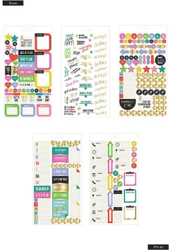 Happy Planner Stickers, 9-1/8