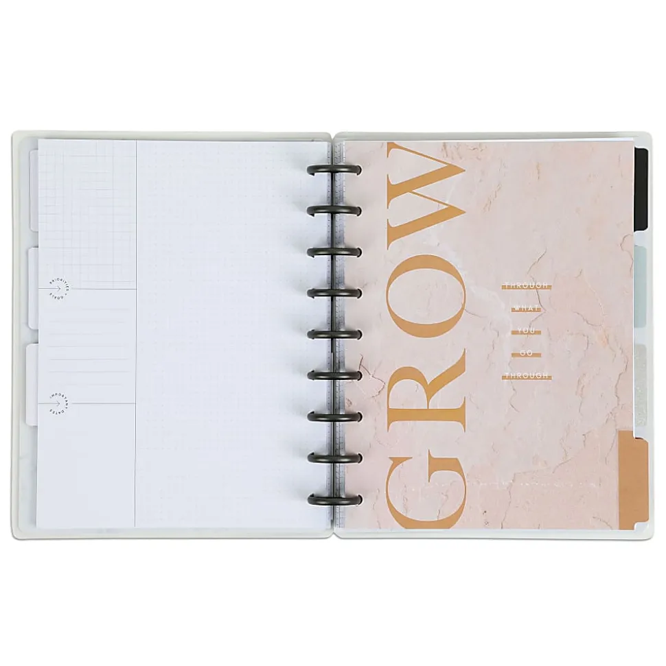 Happy Planner Weekly/Monthly Classic Undated Happy Planner, 7" x 9-1/4", Soft Watercolor, PPCU12-048