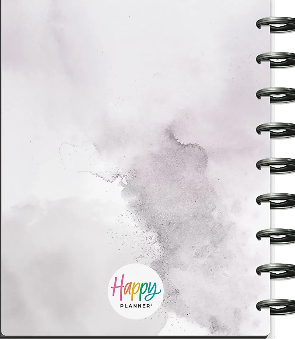 Happy Planner Weekly/Monthly Classic Undated Happy Planner, 7" x 9-1/4", Soft Watercolor, PPCU12-048