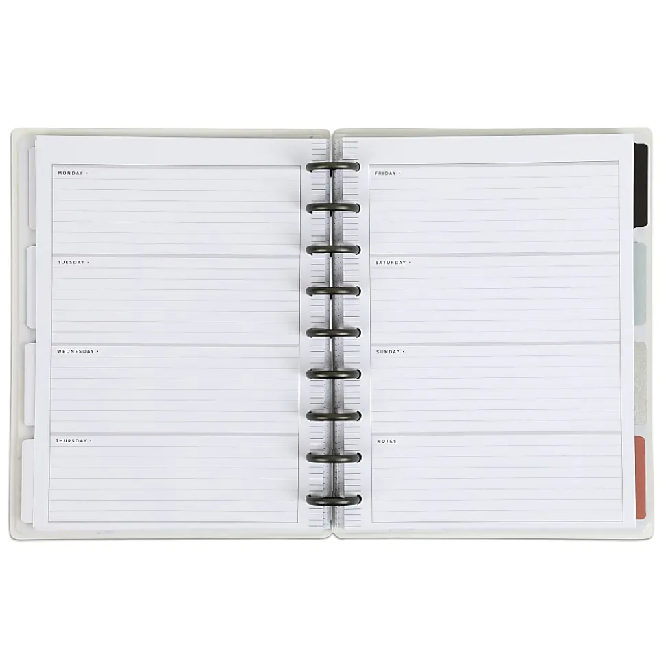 Happy Planner Weekly/Monthly Classic Undated Happy Planner, 7" x 9-1/4", Soft Watercolor, PPCU12-048