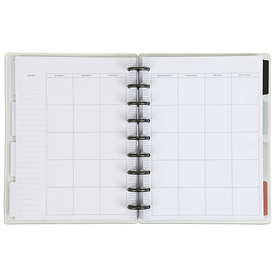 Happy Planner Weekly/Monthly Classic Undated Happy Planner, 7" x 9-1/4", Soft Watercolor, PPCU12-048