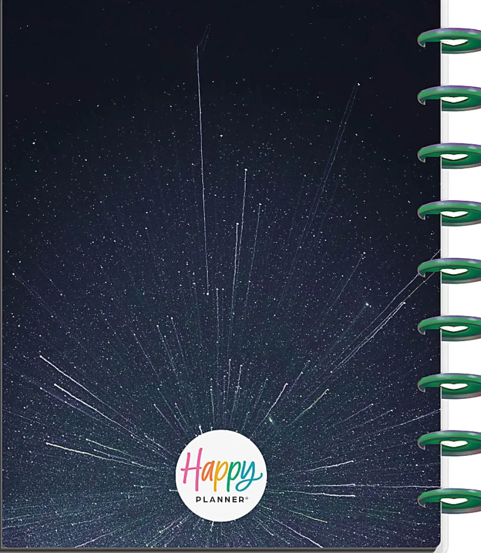 Happy Planner Weekly/Monthly Classic Undated Planner, 7" x 9-1/4", Look To The Stars, PPCU12-050