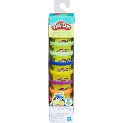 Hasbro Play-Doh Party Pack, 1 Oz, Assorted Colors, Pack Of 10 Cans