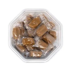 Heavenly Caramels Soft And Delicious Vanilla Sea Salt Caramels, 0.4 Oz, Tub Of 45 Pieces