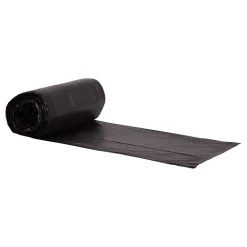 Heritage High-Density Can Liners, 0.63 mil, 60 Gallon, Black, 25 Liners Per Box, Case Of 8 Boxes