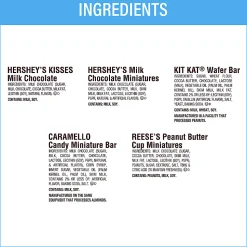 Hershey Assorted Minis Value Pack, 57.18 oz, 210 ct