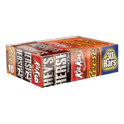 Hershey's® Full Size Chocolate Bars, Variety Pack, Box Of 30
