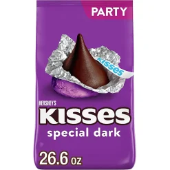 HERSHEY'S KISSES Dark Chocolate Candy, 26.6 oz