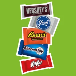 Hershey's, Reese's, Almond Joy, Kit Kat, York Pattie Snack Size Party Pack, 25 oz