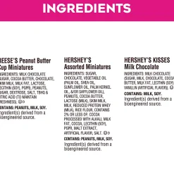 Hershey's, Reese's, Kisses Milk Chocolate Candy Mini Assortment, 27.2 oz