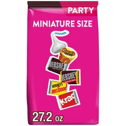 Hershey's, Reese's, Kisses Milk Chocolate Candy Mini Assortment, 27.2 oz