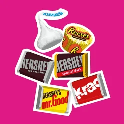 Hershey's, Reese's, Kisses Milk Chocolate Candy Mini Assortment, 27.2 oz