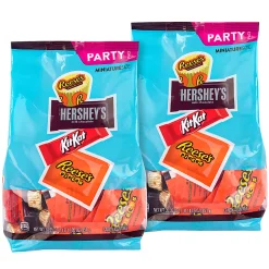 Hershey's, Reese's, Kit Kat Milk Chocolate Candy Mini Assortment, 30.05 Oz, Case Of 2 Packs