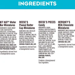 Hershey's, Reese's, Kit Kat Milk Chocolate Candy Mini Assortment, 30.05 Oz, Case Of 2 Packs