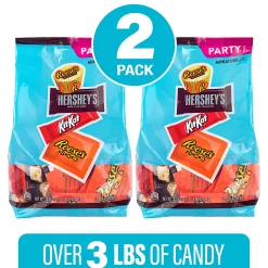 Hershey's, Reese's, Kit Kat Milk Chocolate Candy Mini Assortment, 30.05 Oz, Case Of 2 Packs