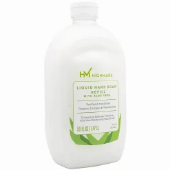Highmark® Aloe Liquid Hand Soap, Floral Scent, 50 Oz Refill Bottle, White, Case Of 4 Bottles