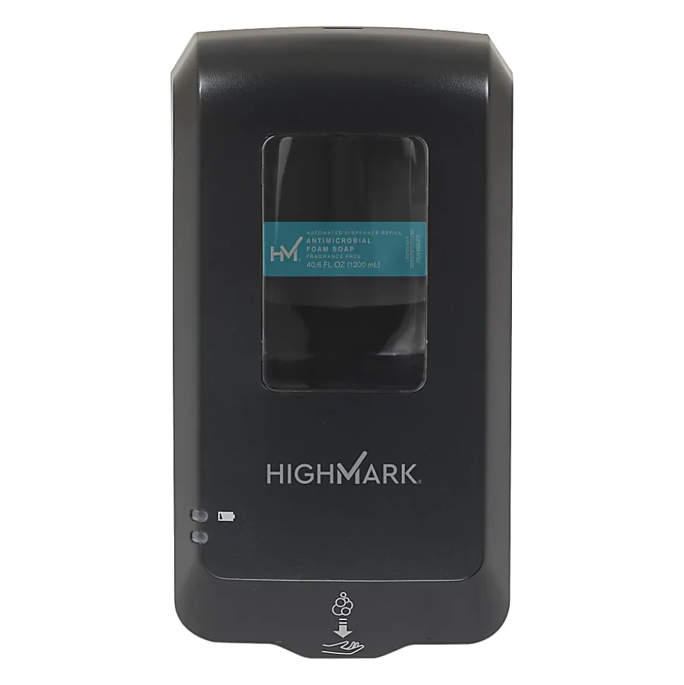 Highmark Automated Soap & Sanitizer Dispenser, Black