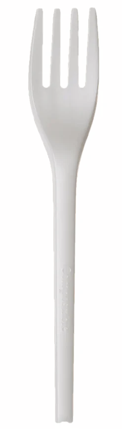 Highmark® ECO Compostable Forks, 6-1/2", White, Pack Of 1,000