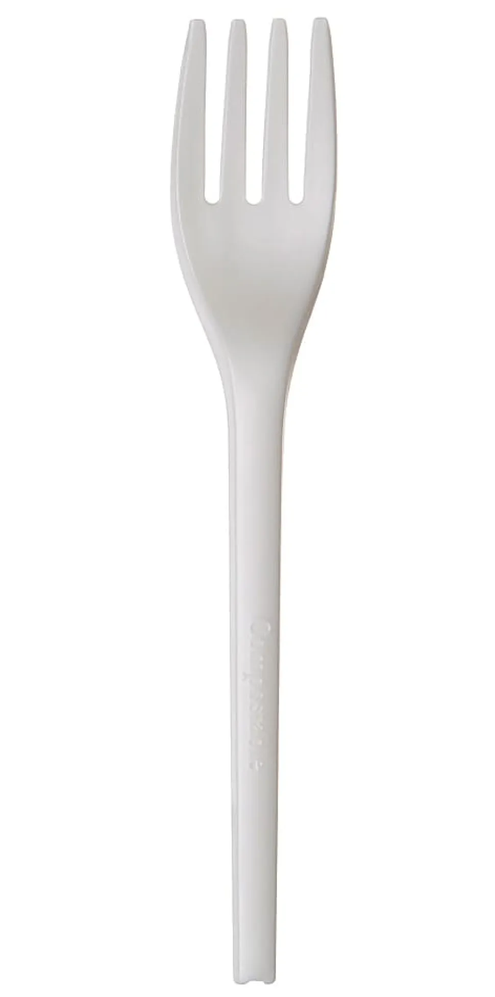 Highmark® ECO Compostable Forks, 6-1/2", White, Pack Of 50