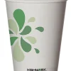 Highmark® ECO Compostable Hot Coffee Cups, 12 Oz, White, Pack Of 500